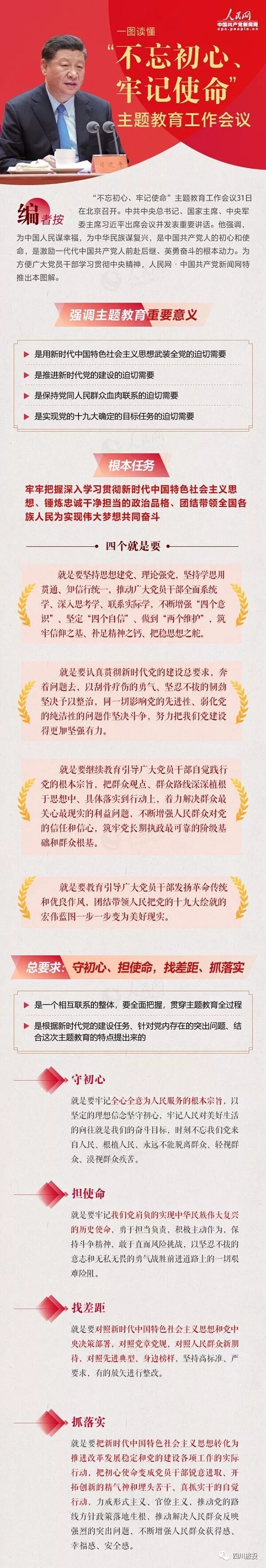 不忘初心、牢记使命| 一图读懂“不忘初心、牢记使命”主题教育工作会议